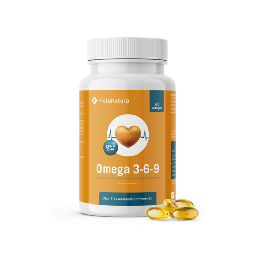Omega 3 6 9 - cuore e colesterolo, 60 capsule molli