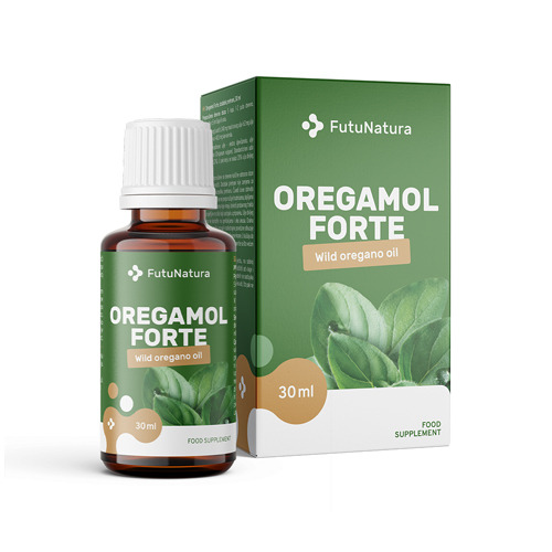 Oregamol Forte (olio di origano selvatico) - funghi e parassiti, 30 ml