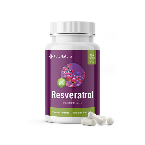 Resveratrolo 125 mg - cuore e vasi sanguigni, 120 capsule