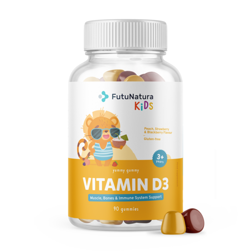 Vitamina D3 – Gommose per bambini, 90 caramelle gommose