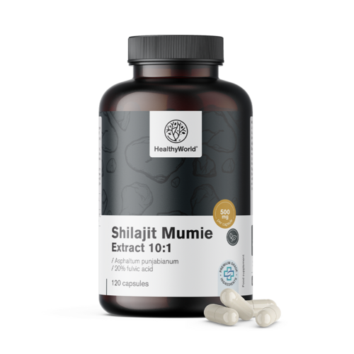 Shilajit Mumio Extract 10:1, 120 capsule