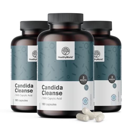 3x Candida Cleanse, totale 540 capsule