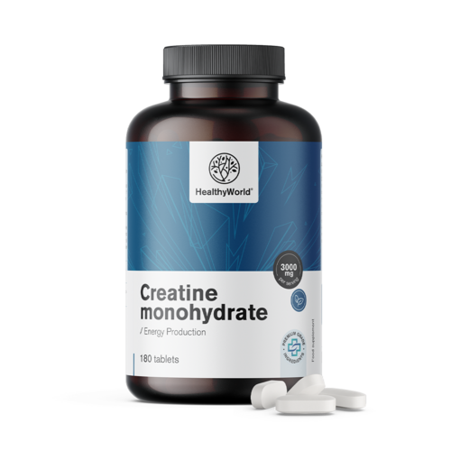 Creatina monoidrato 3000 mg, 180 compresse