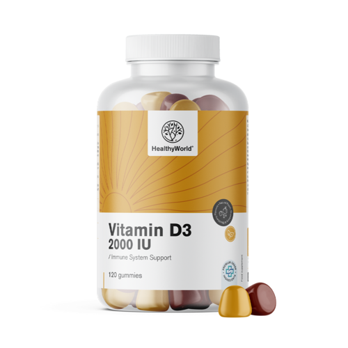 Vitamina D3 2000 U.I., 120 caramelle gommose