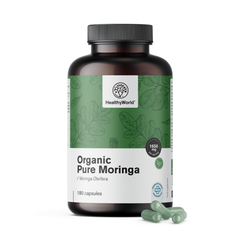 BIO Moringa 1650 mg, 180 capsule