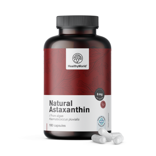 Astaxantina naturale 160 mg, 180 capsule