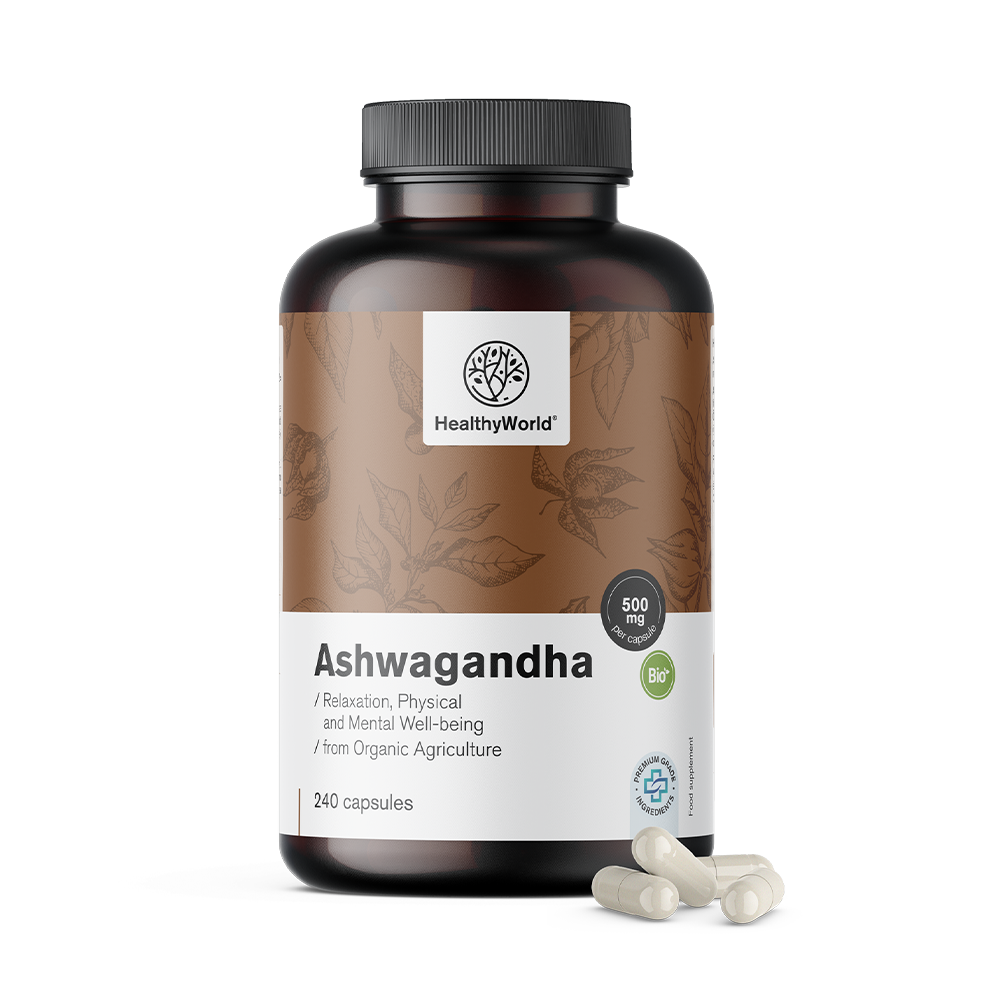 Ashwagandha 500 mg in capsule