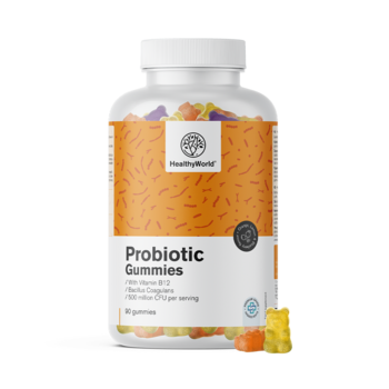 Probiotic - gommose con colture microbiologiche.