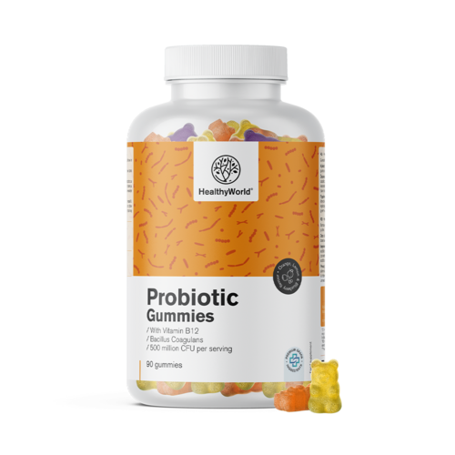 Probiotic – gommose con colture microbiologiche, 90 caramelle gommose