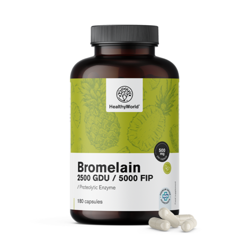 Bromelina 500 mg, 180 capsule