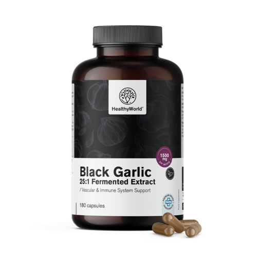 Aglio nero 1500 mg, 180 capsule