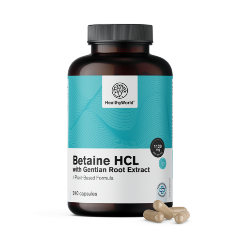 Betaina HCL 1120 mg, 240 capsule