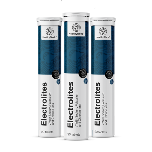 3x Elettroliti – compresse effervescenti, totale 60 compresse effervescenti