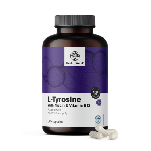 L-tirosina 1000 mg, 365 capsule