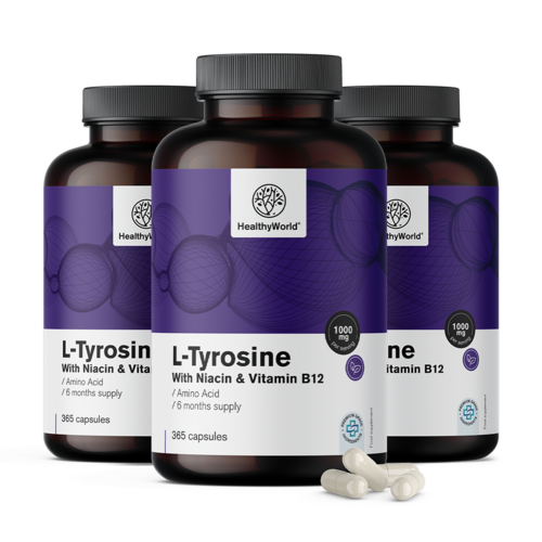 3x L-tirosina 1000 mg, totale 1095 capsule