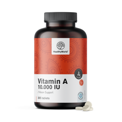 Vitamina A 10.000 U.I., 365 compresse