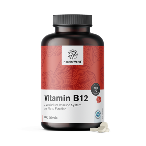 Vitamina B12 500 µg, 365 compresse