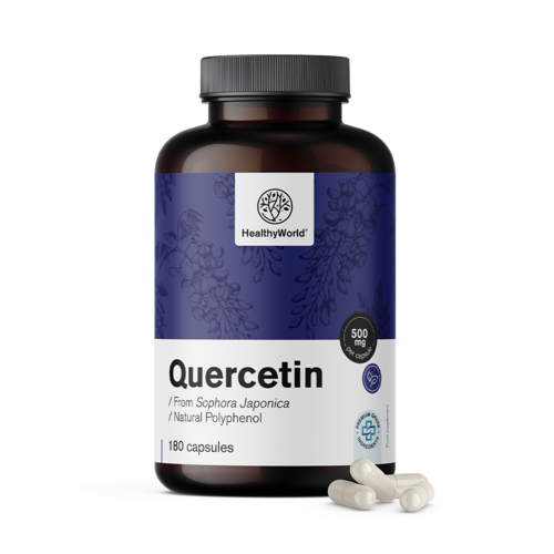 Quercetina 500 mg, 180 capsule