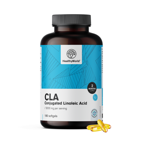 CLA 3000 mg – acido linoleico coniugato, 180 capsule molli