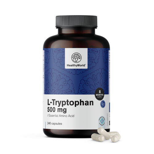 L-triptofano 500 mg, 240 capsule