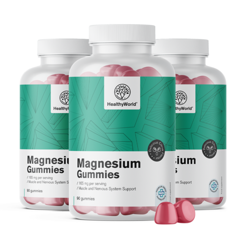 3x Magnesio 165 mg, totale 270 caramelle gommose