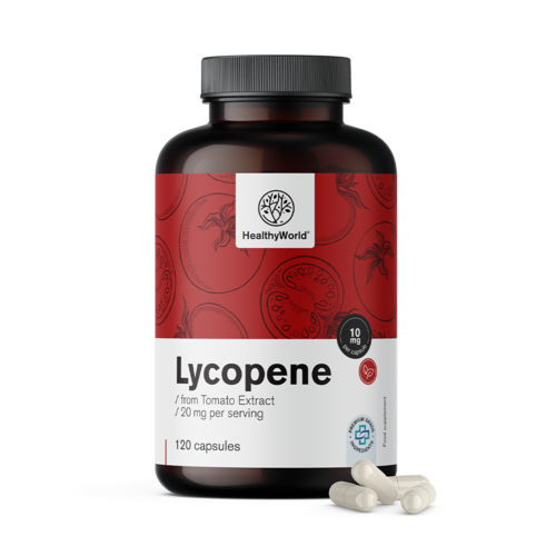 Licopene 10 mg – dall'estratto di pomodoro, 120 capsule