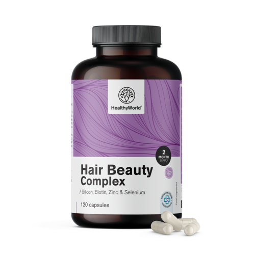 Hair Beauty Complex – Vitamine e minerali per capelli, 120 capsule