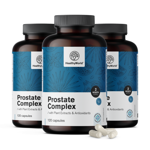 3x Complesso per la prostata, totale 360 capsule