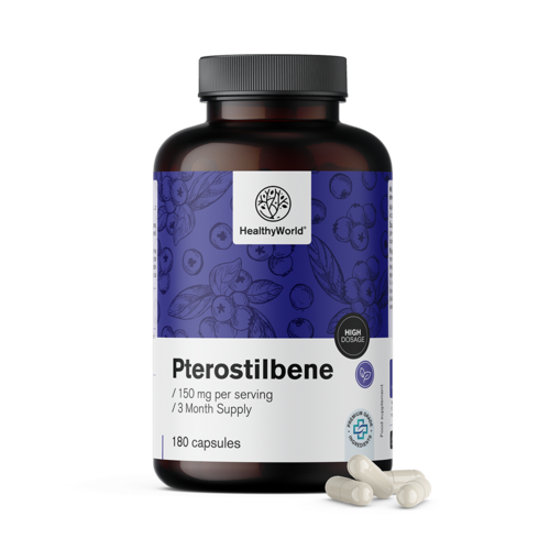 Pterostilbene 150 mg, 180 capsule