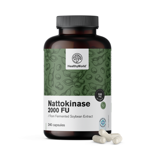 Nattokinase 2000 FU, 240 capsule