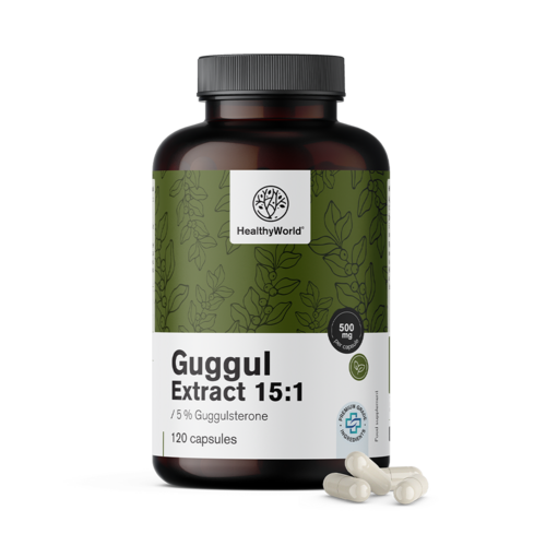 Guggul 500 mg – estratto 15:1, 120 capsule