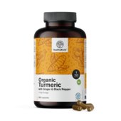 BIO Curcuma 480 mg - con zenzero e pepe nero, 365 capsule