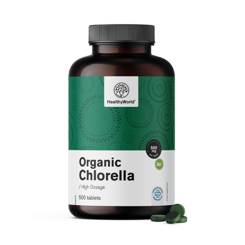 BIO Chlorella 500 mg, 500 compresse
