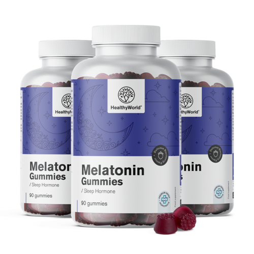3x Melatonina 1 mg, totale 270 caramelle gommose