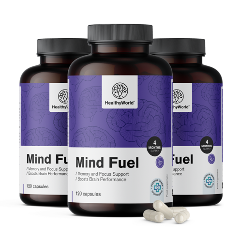 3x Mind Fuel – memoria e concentrazione, totale 360 capsule