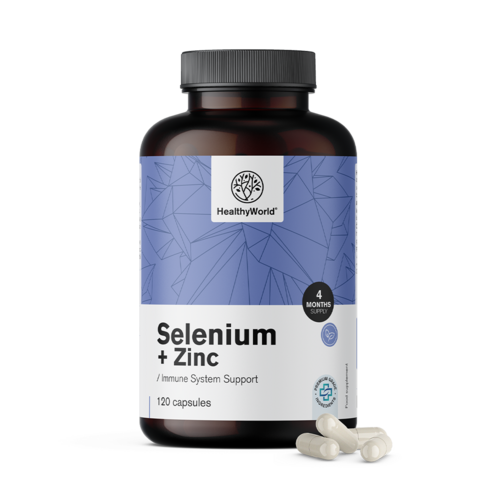 Selenio + zinco, 120 capsule