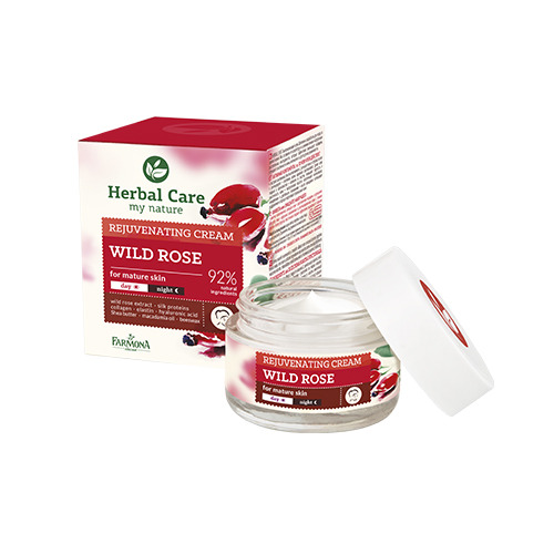 Crema viso anti-age con rosa canina, 50 ml