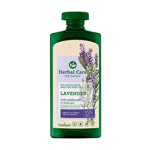 Gel bagno e doccia – lavanda & latte alla vaniglia, 500 ml