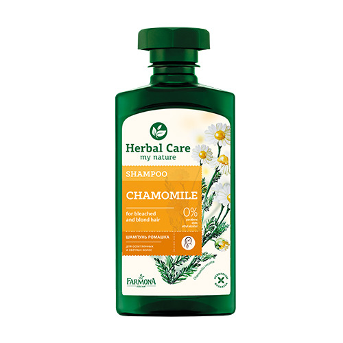 Shampoo per capelli platino e biondi alla camomilla, 330 ml