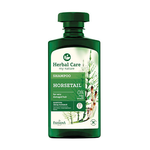 Shampoo per capelli secchi e danneggiati con equiseto, 330 ml