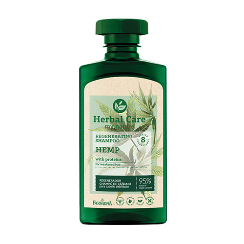Shampoo rigenerante alla canapa, 330 ml