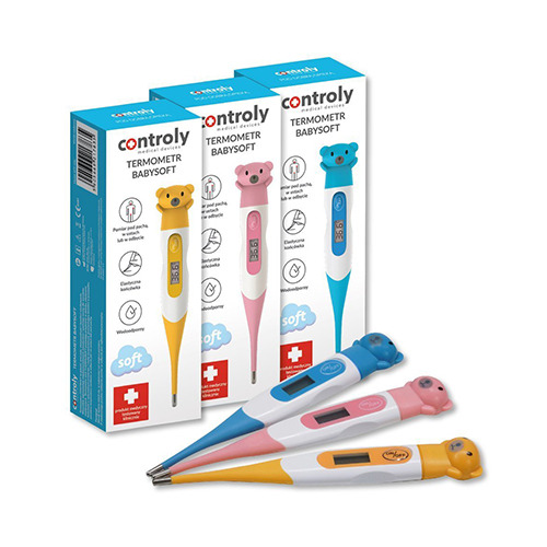 Termometro digitale BABYSOFT per bambini, 1 pezzo