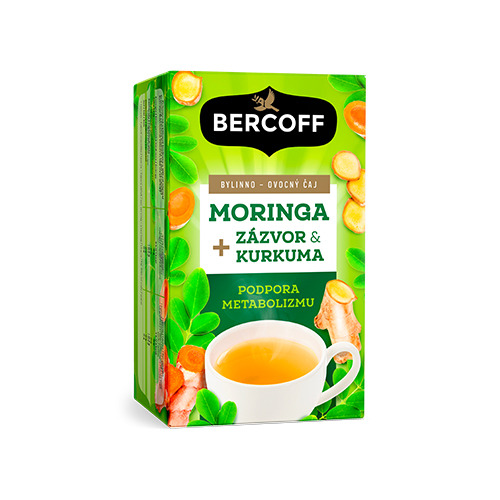 Metabolismo – tè alle erbe con moringa e zenzero, 16 x 1,5 g
