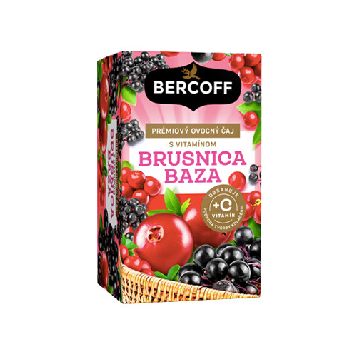Tè alla frutta – mirtillo rosso e vitamina C, 16 x 2 g