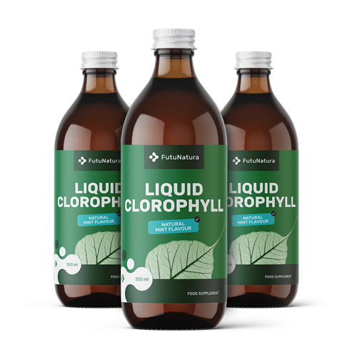 3x Clorofilla liquida, totale 1500 ml