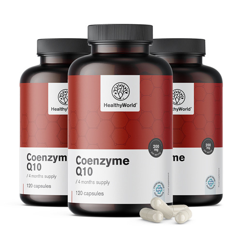 3x Coenzima Q10 200 mg, totale 360 capsule