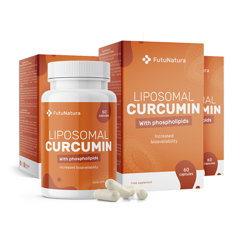 3x Curcumina liposomiale, totale 180 capsule