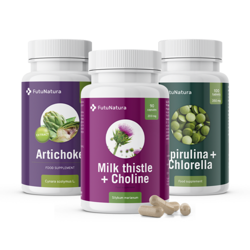 DETOX: Cardo mariano + Carciofo + Alghe, kit