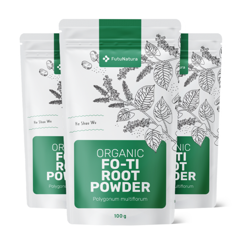 3x BIO Fo-Ti (He Shou Wu) – in polvere, totale 300 g