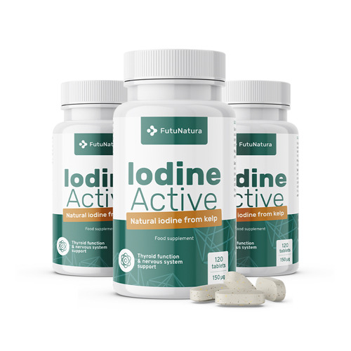 3x Iodio Active, totale 360 compresse
